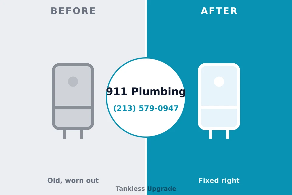 Before and after: plumbing company Cohoes, NY